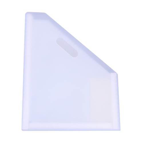 UKCOCO Archivador Vertical de Plástico Blanco Múltiples Capas, Organizador de Documentos para Escritorio, Mantiene el Orden en Estudio o Dormitorio