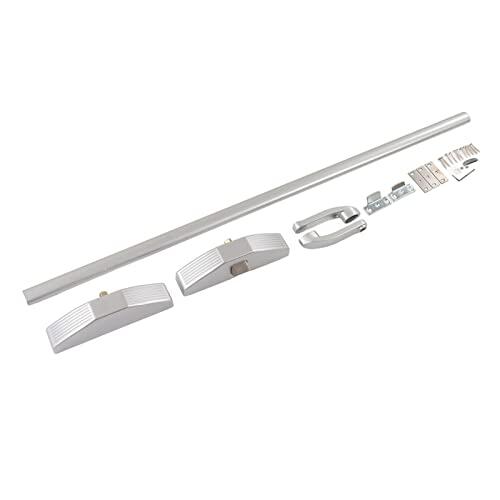 Eujgoov Cerradura de Varilla de Empuje, Dispositivo de Pánico de Fácil Apertura de Puerta de Aleación de Aluminio, Estructura Fuerte para Escape de Emergencia en Hoteles y Fábricas (Punto de bloqueo