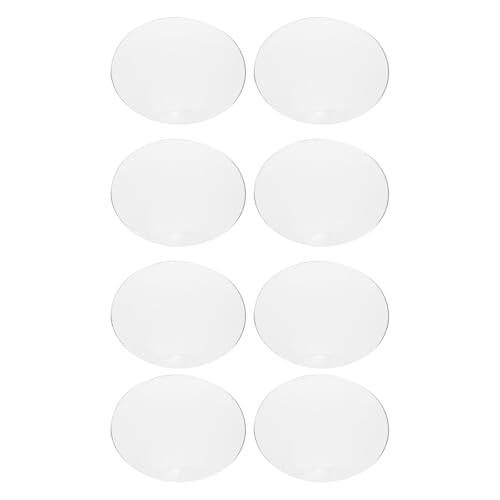UKCOCO de Vidrio de Reloj Redondo y Aplicación Multifuncional 10 Piezas Diseño de Alta Transparencia para Laboratorio Escolar para Instituciones de Pruebas
