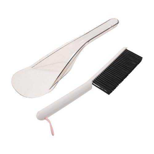 Healeved Escoba de Mano para Cama Levantador de Colchón, Cepillo Suave para Eliminar Polvo y Escombros, Herramienta Multifuncional de Abs y TPR para Cambio de Sábanas y Limpieza en Sofá