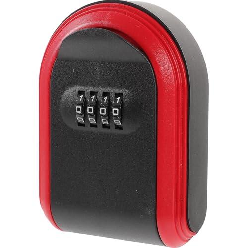 jojofuny Caja de Seguridad Código de Combinación Reiniciable para Llaves y Almacenamiento de Plástico Resistente para Puertas de Apartamentos y Aulas