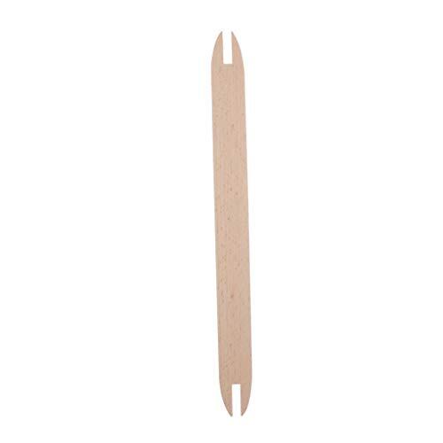 JISADER Tejedoras Herramienta Madera Shuttle Accesorio Manualidad Bordado Suave y Adecuado para Actividades Enseñanza de Tapiz, Madera, 30x2.3cm