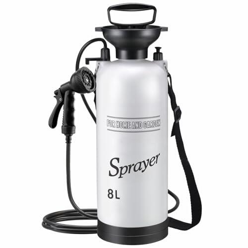Grtheenumb Duchas|Ducha portátil para Acampar, Ducha portátil de 8 litros con Cabezal rociador de 10 Modos y Manguera de 9, 84 pies para jardín, Picnic, Senderismo, Playa, Limpieza de automóviles