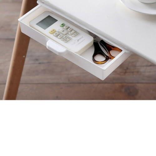 BEAZOOM Organizador de cajones para debajo del escritorio, de ABS, color gris