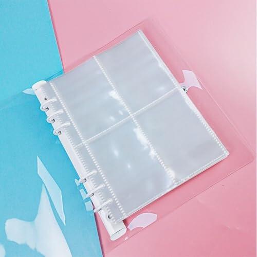 BEAZOOM 10 fundas de recambio para álbum de fotos A5, fundas interiores de polipropileno, tarjetas fotográficas, 1P, 2P, 4P, bolsillo para páginas