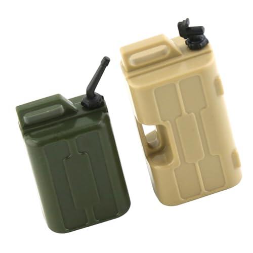 Kaeltsyn Modelo a escala detallada de tanques, diseño resistente, se adapta a camiones de control remoto 1/10, motocicletas, tanques realistas