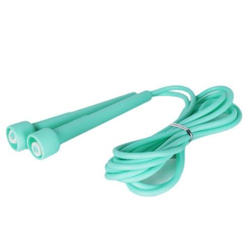 Qomcsrl Cuerda de Saltar de Velocidad para Fitness, para Hombres y Mujeres, de PVC, Ajustable, para Entrenamiento de Boxeo y Musculación.