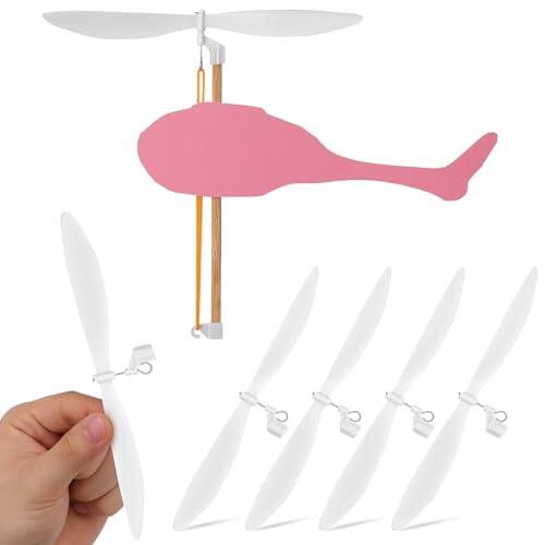 jojofuny 5 Piezas Hélices de Repuesto para Avión Control Remoto RC, Accesorio de Abs Potente Flujo de Aire y Amplia Compatibilidad para Modelos de Avión Educativos