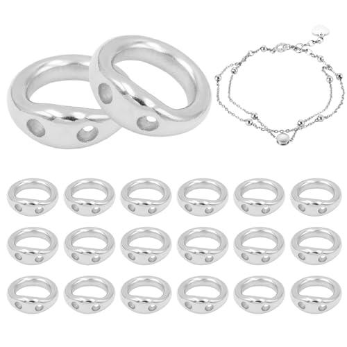 De Creación De Joyas | 20 Piezas Herramienta De Cobre Elegante Portátil Hecha A Mano,Suministros De Joyería - Abalorios, Reparación, Pendientes, Collares Y Pulseras