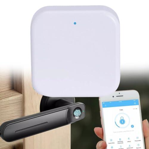 BEAZOOM Gateway TTLock, G2 G3 Wi-Fi Bridge Acceso remoto a cerraduras, color blanco