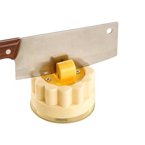 Afilador De Cocina Para Cuchillos Y Cortadores,Gadget Cocina Antideslizante Con - Herramienta Afiladora para Cortadores | Apto para Mujeres Chef, Hogar, Actividades al Aire Libre, Viajes, Picnic y Cam