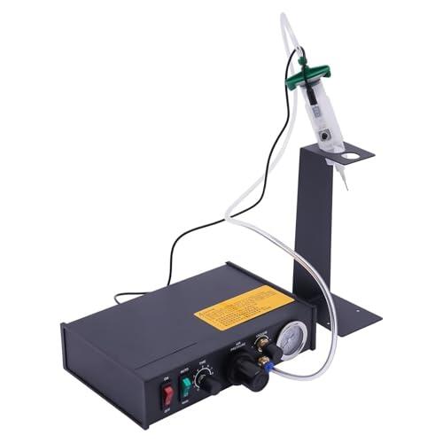 Máquina dispensadora neumática, semiautomática/manual con sincronización automática para componentes electrónicos y adhesivos a base de agua