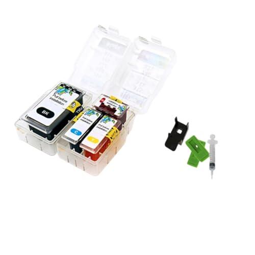 SErgcrFXb Kit de Recarga de Cartuchos de Tinta compatibles con PG-245 y CL-246 para impresoras MG2924, MX492, MG2520(1Set)