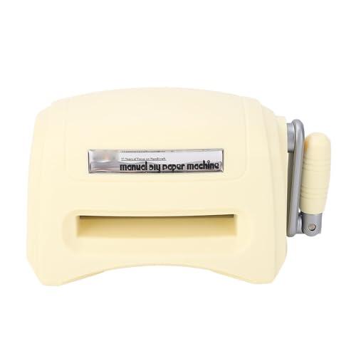 BAFOVY Máquina Troqueladora Manual Máquina de Estampado con Manivela ABS 160 X 95 X 75 Mm para Hacer Tarjetas de álbumes de Recortes Manualidades de Papel con Base de Succión 80 a 250 G M2