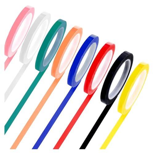 Cryofu 1 juego de colores cinta de identificación para instrumentos de cinta autoclave 216 pies/X 0.4 /B