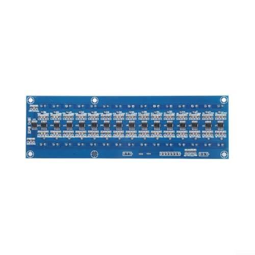 Módulo preamplificador estéreo para placa ecualizadora EQ con fuente de alimentación dual, circuito de frecuencia ajustable para salida de entrada, actualización del sistema de audio doméstico DIY