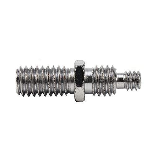 Qcwwy Adaptador de Tornillo 1/4 Tornillo Macho 1/4 3/8 Pulgadas Accesorios para Cámaras de Doble Uso para Trípode con Cabeza Esférica Monopié Acero Al Carbono Alto para Trípode Otras Piezas de Cámara