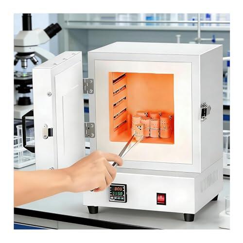 SHYFXHONG 2000w Horno De Mesa Pro para Cerámica/Joyas - Horno Eléctrico para Cerámica 1150°C con Pantalla Digital & Calentamiento 4 Lados - para Estudio Hogar, Desencerado, Recocido