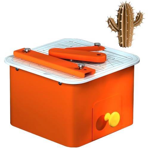 Cortadora Eléctrica de Cartón 45W, Máquina de Corte de Cartón 0-4mm con Cuchilla de Seguridad Cerrada - Herramienta DIY para Modelos 3D, Papel, Cuero & Proyectos Escolares STEM