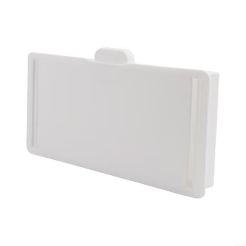 HEIBTENY Caja de almacenamiento organizadora de cajones para debajo del escritorio, soporte para bolígrafos de escritorio ABS con mango suave, contenedor de papelería de oficina a prueba de polvo