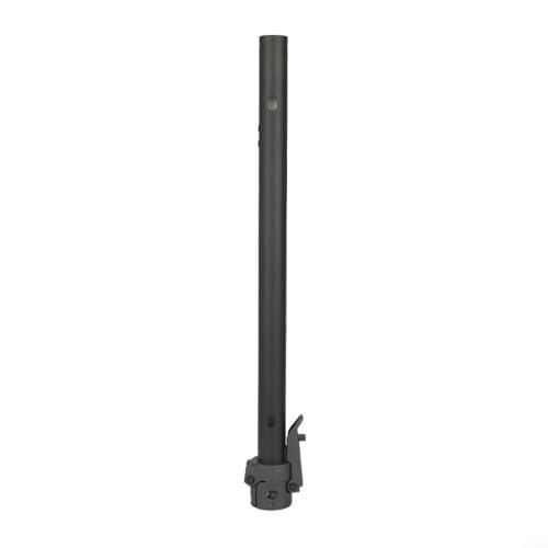 CWOQOCW Vástago plegable y base Standpipe para Xiaomi 5 Scooter eléctrico Tubo vertical Soporte Rod Kit de hardware de aleación de aluminio Negro
