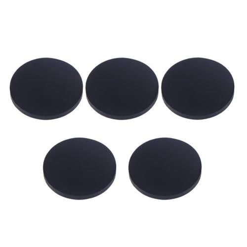 SPORTARC Filtro infrarrojo, filtro de paso IR, lente óptica, bloqueo de luz visible, material PMMA, 11 mm de diámetro, 1 mm de grosor, para instrumentos científicos, fotografía, paquete de 5