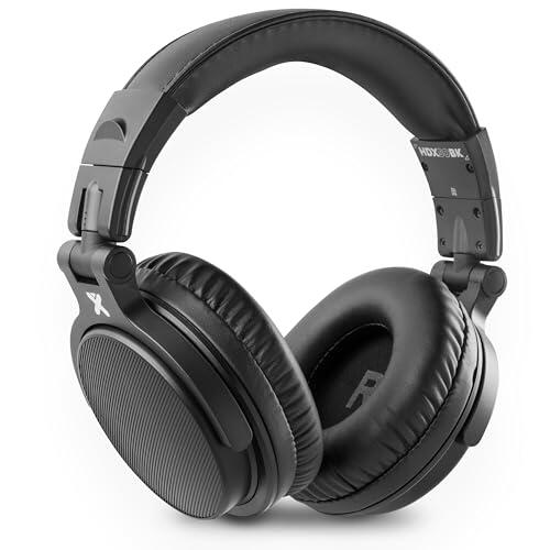 Vonyx HDX50BK Auriculares DJ con Drivers de 50 mm Negros