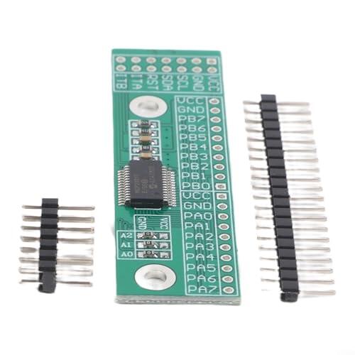 Módulo de expansión IO de 16 canales MCP23017 interfaz I2C 3V-5.5V PCB de grado industrial con capacidad de accionamiento de 25mA para proyectos electrónicos Arduino DIY