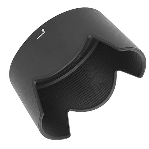 Rengue Parasol Reversible para Lente AF-S DX 55-200 Mm F/4-5.6G ED 85 Mm F/3.5G con Interior Antirreflectante Mate para Evitar Destellos y Lentes Protectoras