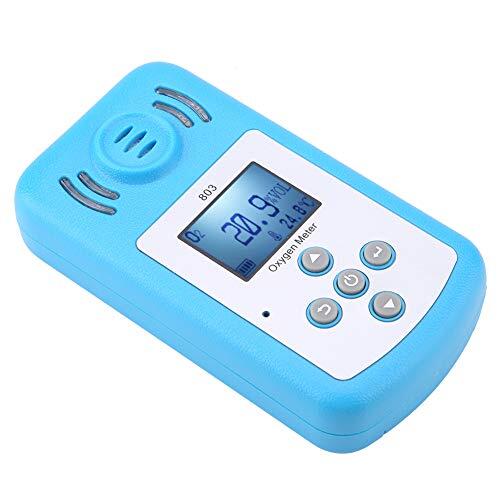 Jeffergarden Detector de Gas de Oxígeno 803 con Alarma de Vibración de Luz de Sonido Sensor Infrarrojo para Monitoreo Continuo de la Concentración de Oxígeno en el Entorno de Trabajo