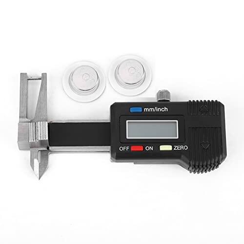 FTVOGUE Calibrador Digital, Calibrador Electrónico de Acero Inoxidable con Pantalla LCD Grande, Herramienta de Medición de Precisión para Piedras Preciosas y Piezas de Trabajo Pequeñas