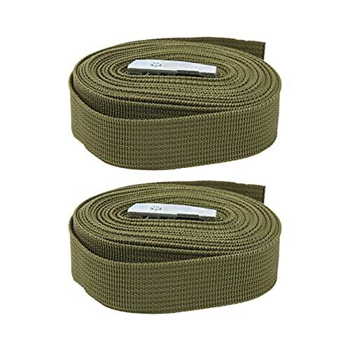 FILFEEL Correas de Equipaje con Hebilla de Aleación de Zinc y Correas Gruesas: Amarre Fácil de Usar para Embalaje de Equipaje y Fijación de Paletas / 9,8 Pies (4M)