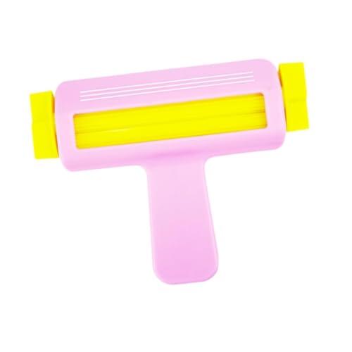 QUILSTM Máquina crimpadora de papel innovadora con mango para crear diseños texturizados fáciles en manualidades, scrapbooking, tarjetas navideñas,