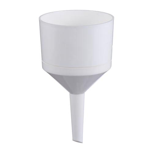 Hemobllo Embudo Buchner para Filtración de Laboratorio de Plástico Blanco Diámetro de 70mm, Diseño Simple y Acabado Exquisito para Uso en Escuelas y Universidades