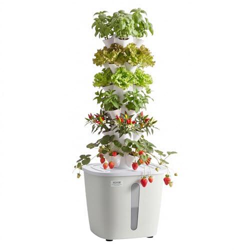 Revoluciona tu hogar con la torre de cultivo hidropónico vertical