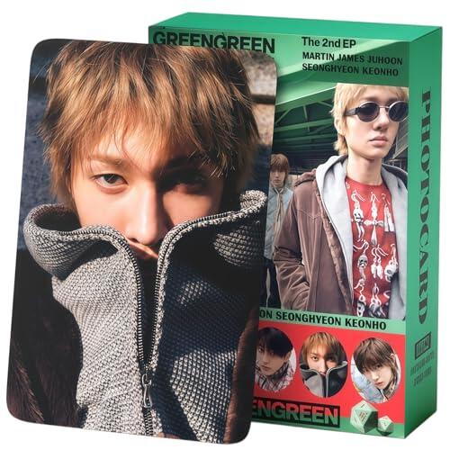 Colección K-pop Yuto GREENGREEN: Análisis del set de tarjetas y calcomanías