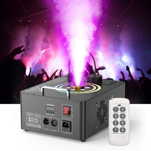 Transforma Tus Eventos con la Máquina de Humo de 1500W y Efectos LED RGB