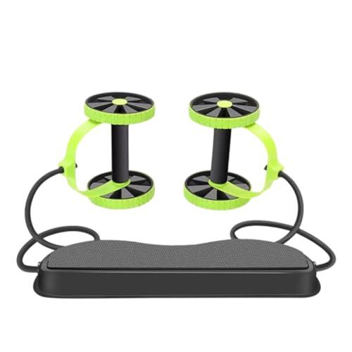 Hellery Rueda Abdominal con Cuerda Antislizan Rodillo Abdominal Cómodo para Casa, Gimnasio