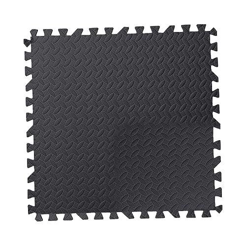 KESOTO Puzzle Alfombrilla Ejercicio de Espuma Unibles Alfombra Protector Piso Antideslizante Absorbe Ruidos Material EVA Adecuado para Gimnasio Sala, 30cmx30cmx1.2cm