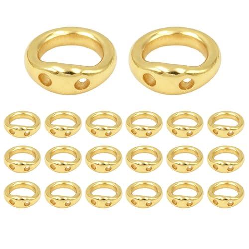 de fabricación de joyas hecho a mano, 20 piezas de cobre, herramienta portátil hecha a mano, anillos de metal para manualidades, para reparación de cuentas, pendientes, collares, pulseras