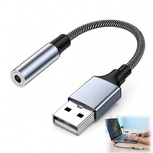 Solución eficaz para la conectividad de audio: Análisis de la tarjeta de sonido externa Ihteyuo USB a Jack 3.5mm