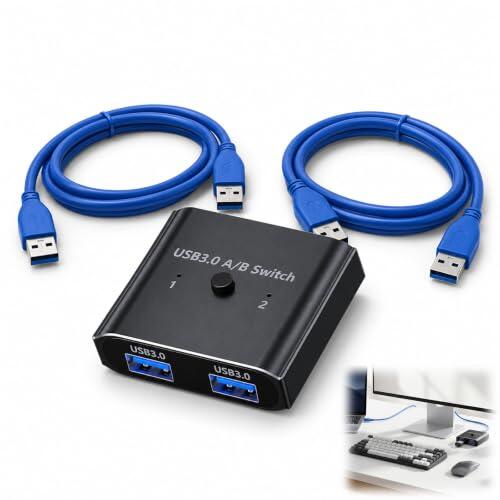 Optimiza tu espacio de trabajo: Guía definitiva del Switch USB 3.0 2 en 1