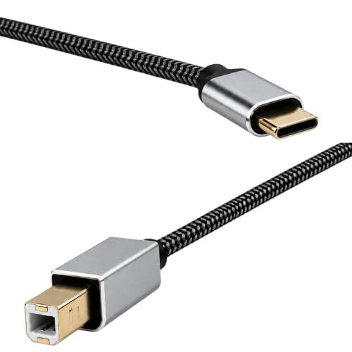 Conectividad Musical y de Impresión: Análisis del Cable USB C a USB B Canxyeun de 2 Metros