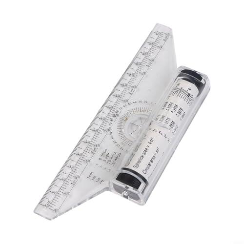 Regla paralela de 15 cm y 30 cm, herramienta de diseño de equilibrio de rodillos de dibujo para arquitectos, ingenieros, estudiantes, dibujando recto para medición de bordes (15 cm)
