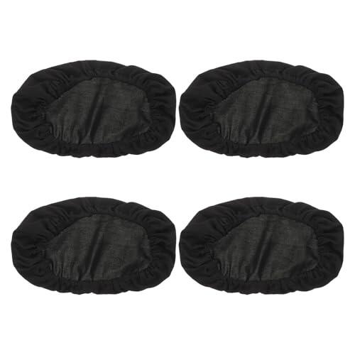 OSOLADY 4 Piezas Funda Protectora para Gafas de Esquí en Tela Negra, Resistente al Polvo Máxima Protección de Lentes para Deportes de Invierno y Viajes