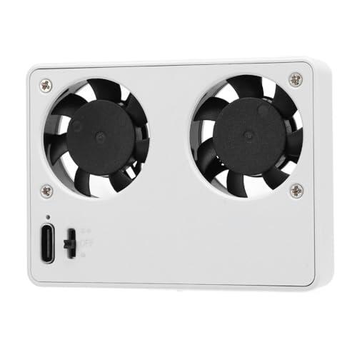 ZJchao Ventilador de Refrigeración Dual para Cámara con Flujo de Aire de 2 Velocidades para A7M4 ZVE1 A6700 ZV E10 R6 R7 - de Disipación de Calor Externo Silencioso y Eficiente