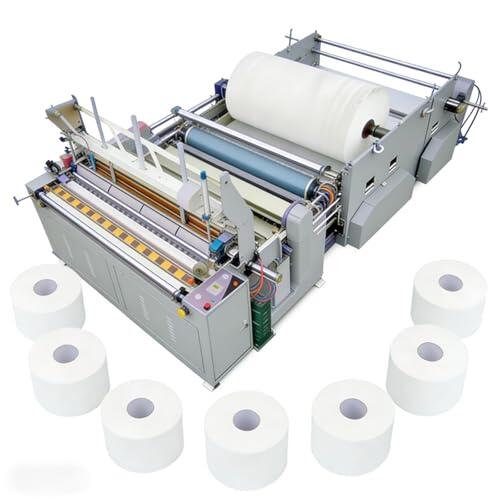 Máquina automática de fabricación de papel higiénico, mini línea de producción de papel de seda, maquinaria comercial y de pequeñas empresas, para uso en casa, oficina y fábrica, sistema