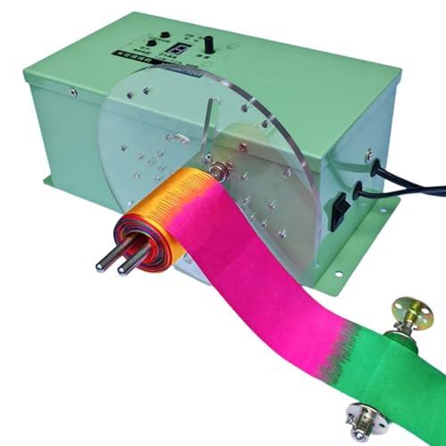Eiwitany Enrolladora automática de Cintas de 72 W, máquina enrolladora de Cinta de 1 a 500 RPM, Avance/Retroceso y 2 Modos, para Cintas de 4 cm e Hilo de Lana.
