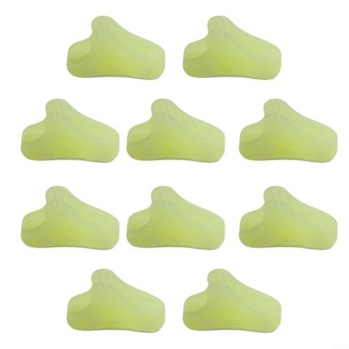 Guyline - Juego de 10 guías que brillan en la oscuridad para tienda de campaña y para caravanas con absorción de luz solar y emisión nocturna