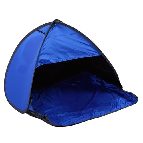 FILFEEL Head Up Canopy Shade Tent con Tela Opaca UPF 50+ Sol Ventilación de 360° para Silla de Playa Césped Camping Zafiro 80x65x55cm